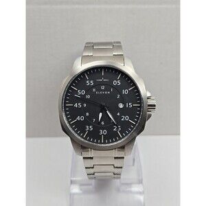 Elevon Hughes Men's Stainless Steel Date Display Watch Model ELE100-4 Rare